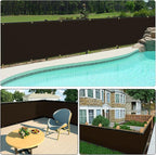 UPGRADE Privacy Screen 4' x 25' Fence Commercial Shade Cover - Image 8