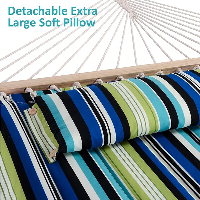 SUNCREAT Hammock with Stand 2 Person Heavy Duty, Freestanding Hammock with - Image 5