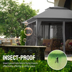 CROWN SHADES 13x13 Pop Up Gazebo, Canopy Tent, Gazebos on Clearance - Image 5