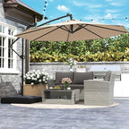 Tangkula 10ft Solar LED Patio Umbrella - Image 3