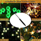 10 Pack Solar Light Stakes Replacement, ABS Reinforced Ground Spikes - Image 5