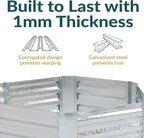 Sunnydaze 11.75" H Raised Metal Garden Bed - Image 2