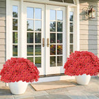 60 Pack Artificial Flowers for Outdoor Indoor Fake Plants, Faux Silk Flowers - Image 7