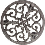 Sungmor Heavy Duty Cast Iron Plant Caddy, Indoor Outdoor Planter Holder Trolley by Sungmor