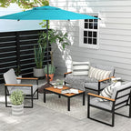 Abba Patio 9FT Lyon Outdoor Patio Umbrella Outdoor Table Umbrella - Image 7