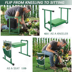 FLINTER Garden Kneelers Seat, Stable and Save Tip-Resistant Design 10.2" Wider - Image 5