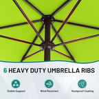 AreShark 7.5FT Patio Umbrella Table Market Umbrella - Image 6