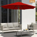 Ayge 9FT Large Outdoor Patio Umbrella Market Table Umbrella-UV Resistant - Image 3