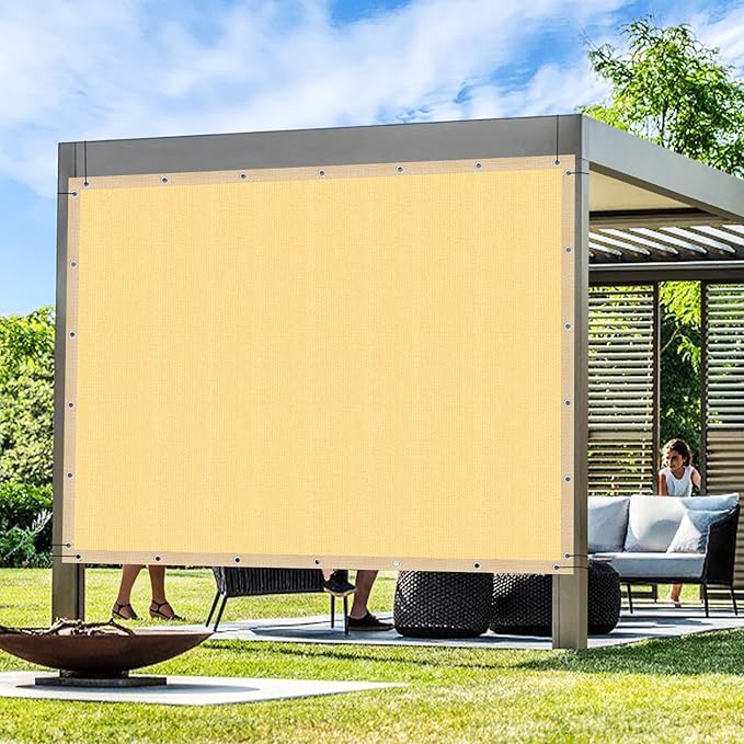 Artpuch Outdoor Pergola Shade Cover 8x17 FT Sun Shade Cloth by Artpuch