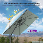 PURPLE LEAF 10 FT Outdoor Umbrella - Image 8