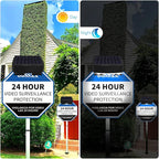 OOSSXX Solar Power Deck LED Light Clip-On Yard Security Sign Spotlight - Image 5