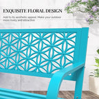 VINGLI 50" Outdoor Bench Metal - Image 5