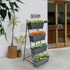 GENMOUS 4 Tier Raised Garden Bed Tall 45'' Vertical Elevated Garden Planter - Image 7