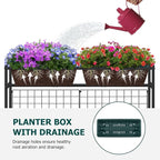 OYEAL Raised Garden Bed with Legs & & Trellis 32" Tall Vertical Herb Garden - Image 3