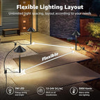 SUNVIE All-In-One LED Low Voltage Landscape Lighting Kit, 8 Pack Pathway Lights - Image 4