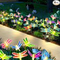 Anordsem Solar Garden Lights Outdoor: 8 Removable Fiber Optic Fabric by Anordsem