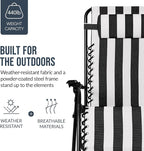 Best Choice Products Set of 2 Extra Wide Adjustable Steel Mesh Zero Gravity - Image 6
