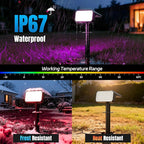 Solar Spot Lights Outdoor Color Changing, 7 Modes Auto On/Off Solar Landscape - Image 5