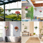 Plant Hanger, 10 Pieces 40'' Macrame Plant Hangers, Hanging Planters - Image 7