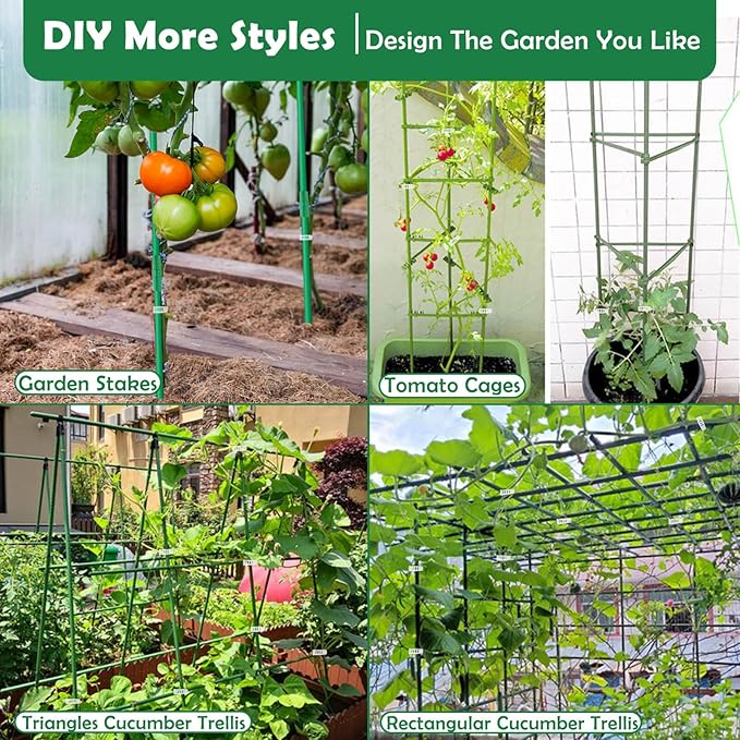 Cludoo 162PCS Garden Stakes Set - Image 4