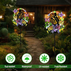 Cat Solar Lights Outdoor Garden, Silhouette Cat - Image 3
