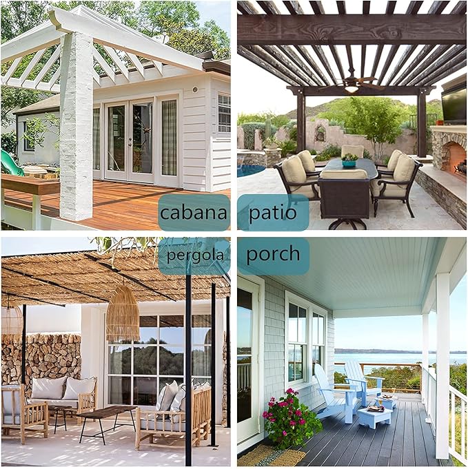 BONZER Extra Wide Waterproof Outdoor Curtains - Image 7