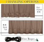 NICETOWN 2 Panels Outdoor Curtains - Image 4