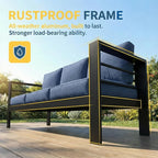 Solaste Aluminum Patio Furniture Set - Image 3