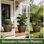 14 Inch Vintage Square Planter - Image 7