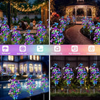 Solar Garden Lights Outdoor, Waterproof 4 Pack Solar Butterfly Lights - Image 5