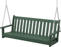 POLYWOOD Vineyard 5-Foot Porch Swing, Heavy Duty HDPE Outdoor Hanging Bench by POLYWOOD