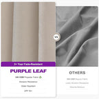 PURPLE LEAF 9' X 12' Left-right Tilt Patio Umbrella Outdoor Cantilever Swivel - Image 4