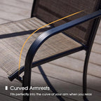 VICLLAX 3 Pieces Patio Dining Set - Image 5