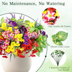 HOHOTIME 21 Bundles Artificial Flowers - Image 6