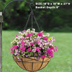 4 Pack 18 Inch Hanging Planters - Image 7