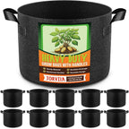 10 Pack 2 Gallon Grow Bags, Thickened Nonwoven Fabric Planter Pots by Unknown