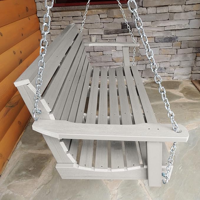 Highwood Weatherly Porch Swing 5 Feet, Harbor Gray - Image 3