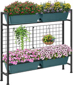 CADUKE Raised Planter Box with Legs, Raised Garden Bed with Drainage Holes & by CADUKE