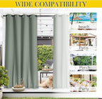 NICETOWN 2 Panels Outdoor Curtains - Image 8