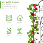 Best Choice Products 60x15in Iron Garden Trellis, Arched Outdoor Decoration - Image 5