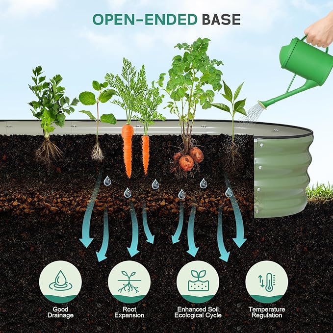Galvanized Raised Garden Bed - Image 4