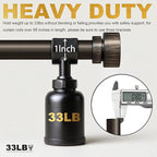 2 Pack Modern Antique Brown Bronze Curtain Rods - Image 5