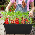 12Pcs 17Inches Rectangle Planter Box - Image 6