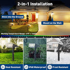 Solar Spot Lights Outdoor, 10 Pack/56 LED Outdoor Lights - Image 5