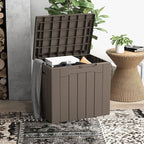 Patiowell 30 Gallon Resin Deck Box, Outdoor Storage Box - Image 2
