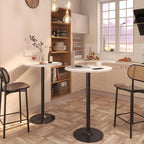 Furmax Bistro Pub Table Round Bar Height Cocktail Table - Image 2