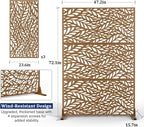 Outdoor Privacy Screen, Freestanding Privacy Fence Panels - Image 2