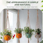 EBOOT 2 Pack 41 Inch Large Macrame Plant Hanger Rope to Hang Flower Pot Plant - Image 6