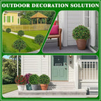 2 Pack Artificial Olive Topiary Tree, Artificial Shrub Bushes - Image 7