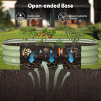 Raised Garden Bed Kit, Large Metal Raised Beds - Image 4